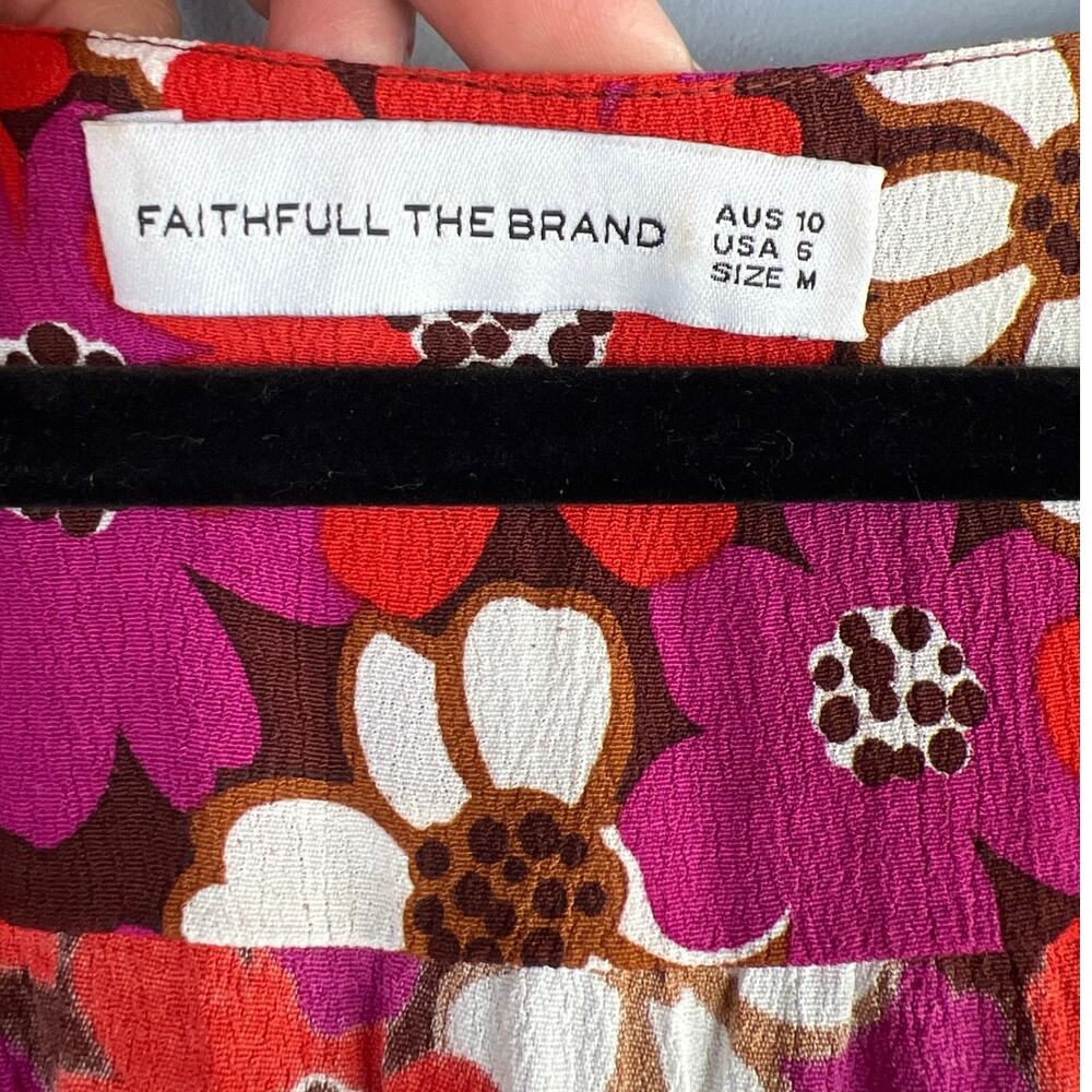 Faithful the Brand Mailee Midi Dress Size M / 6 - Picture 6 of 11
